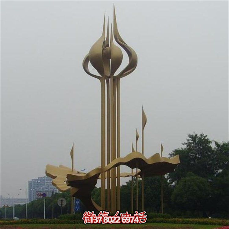 大型不銹鋼景觀擺件，為廣場(chǎng)帶來(lái)活力