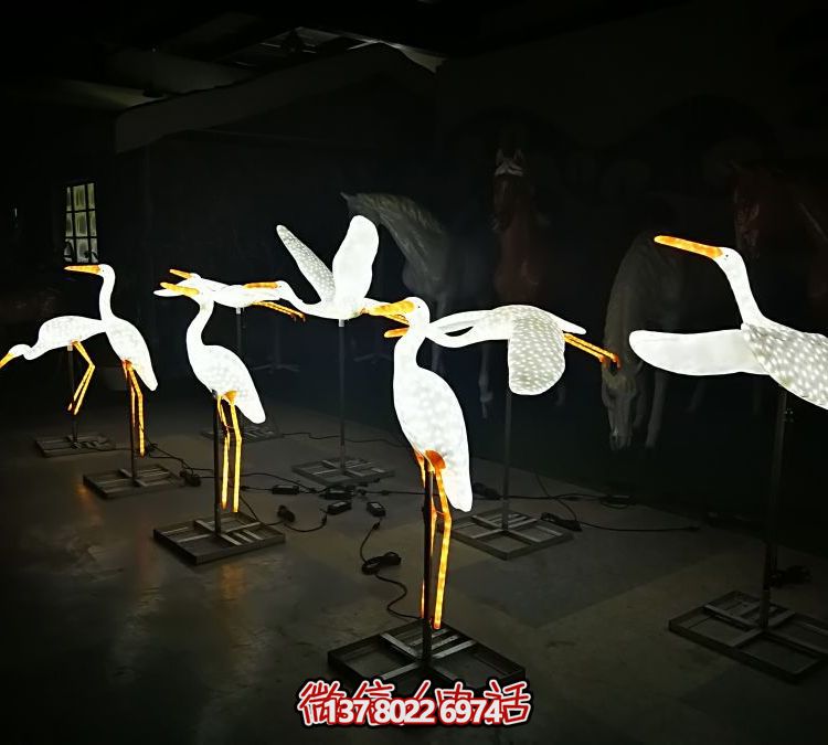 玻璃鋼雕塑景觀亮化，點亮景區園林