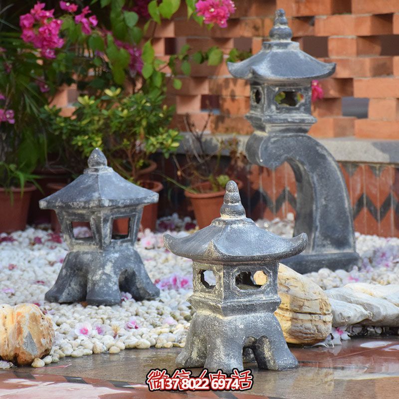 傳統(tǒng)日式風(fēng)格宮燈裝飾，安置禪意擺件雕塑，為你的別墅和民宿增添創(chuàng)意