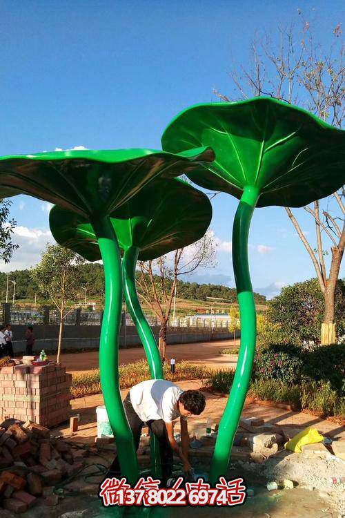 大型荷葉雕塑景觀，給您不一樣的戶外植物體驗(yàn)