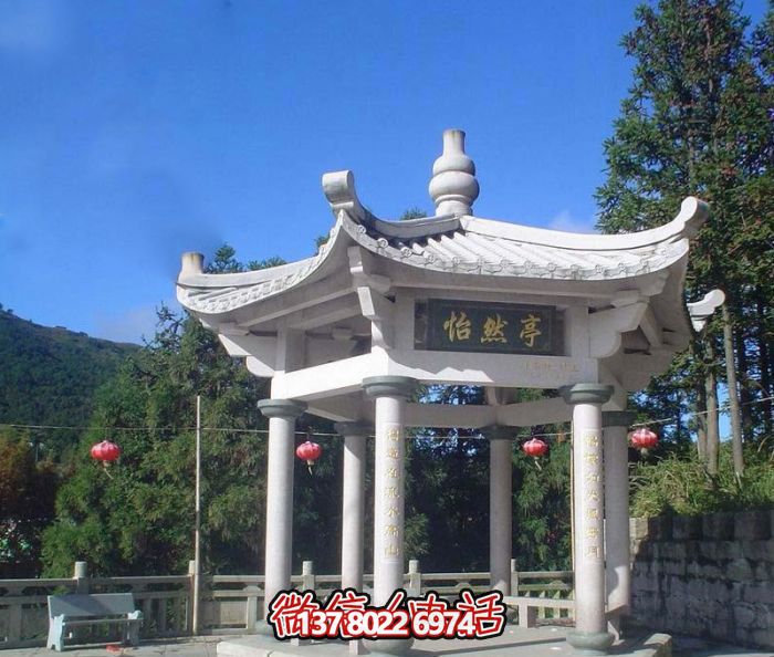 怡然仿古戶外建筑漢白玉擺放，增添農(nóng)場(chǎng)景觀魅力
