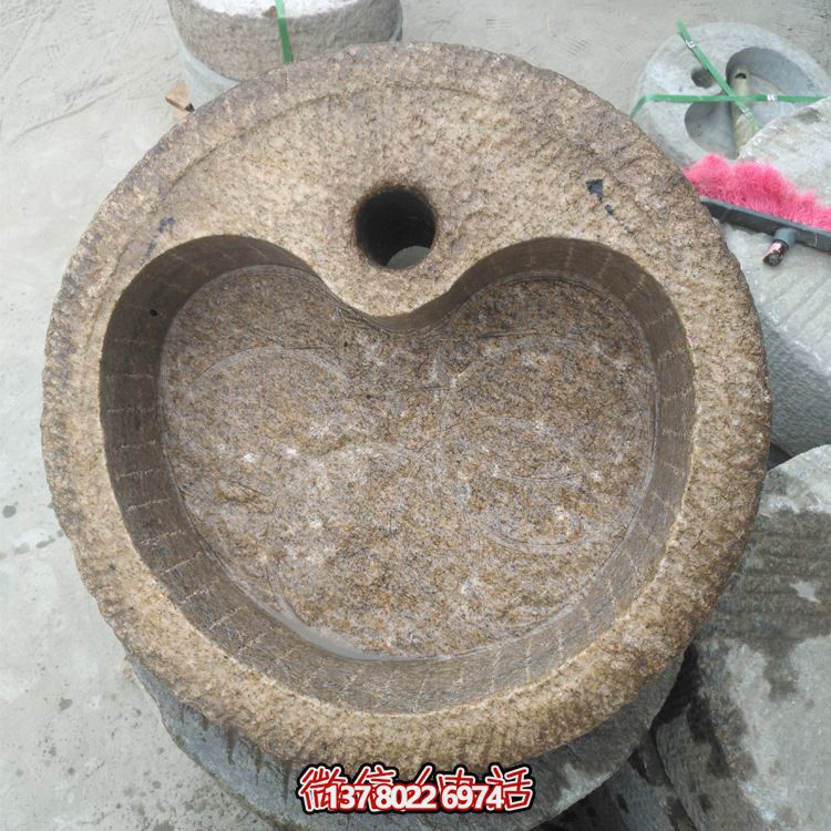 老舊石槽石頭洗手盆石缸水槽庭院陽臺流水景觀擺件 老舊石槽石頭洗手盆石缸水槽庭院陽臺流水景觀擺件